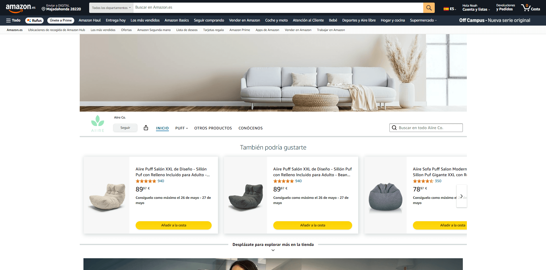 Aiire — Hogar · Mobiliario premium